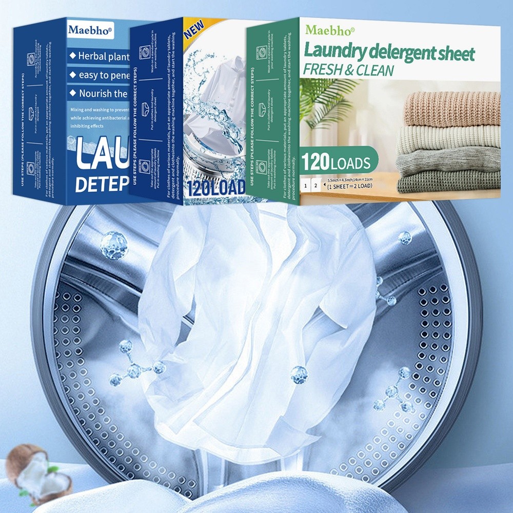 Laundry Strip Eco - 120枚/パック ​ ​ ​ 環境に優しい処方 ​