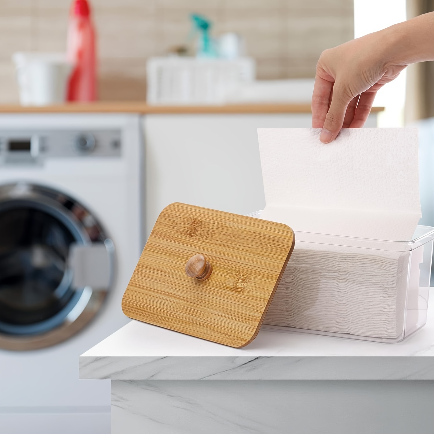 アクリル乾燥機シートホルダーコンテナ ランドリールーム用 乾 - Laundry Strip Eco のレビューと価格